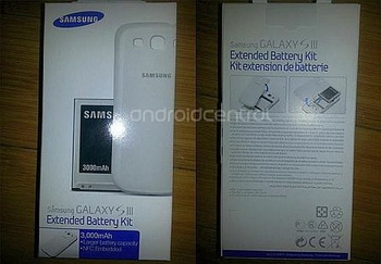 Higher capacity battery for the Samsung Galaxy S III